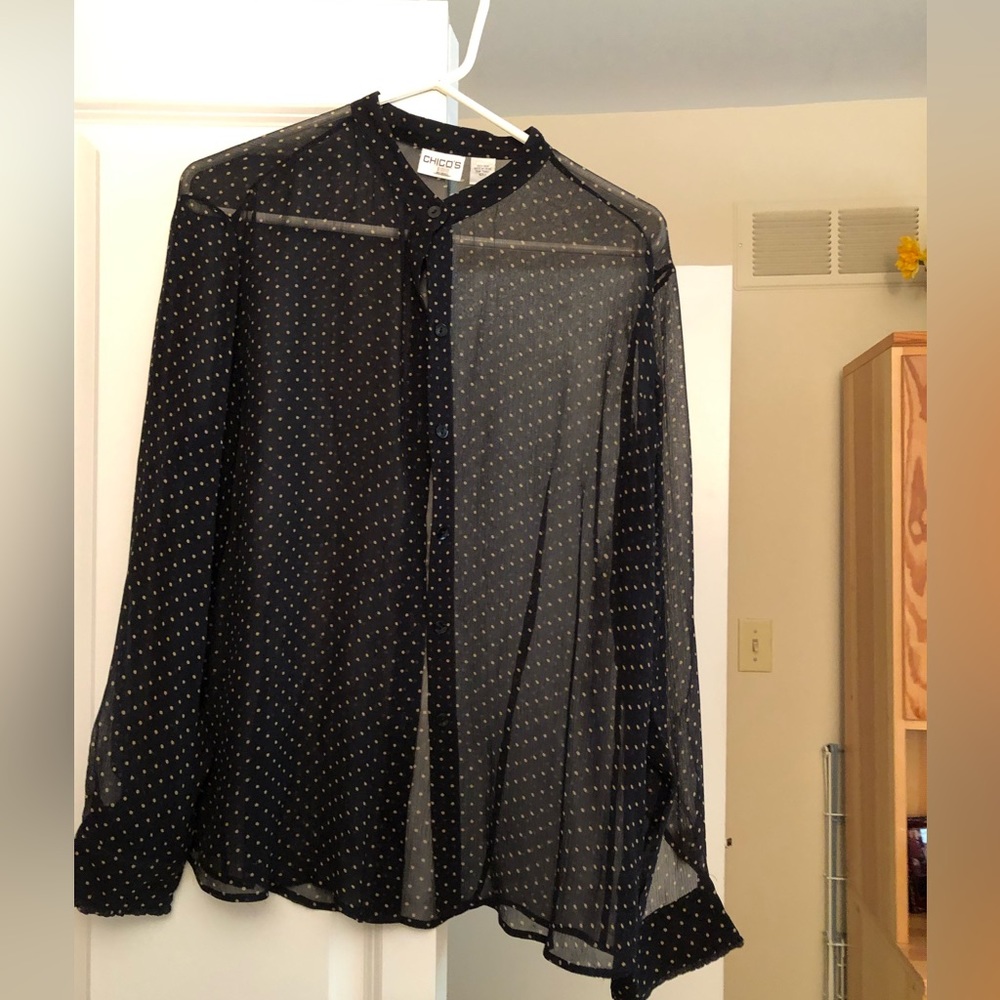 Sheer blouse
